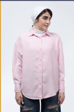 شومیز سیلک پایین هلال قد 70 کد TS004