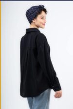 شومیز سیلک پایین هلال قد 65 کد TS003 - Image 22