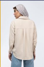 شومیز سیلک پایین هلال قد 65 کد TS003 - Image 14