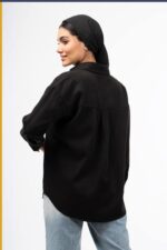 شومیز سیلک پایین هلال قد 65 کد TS003 - Image 20