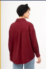 شومیز سیلک پایین هلال قد 65 کد TS003 - Image 10