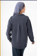 شومیز سیلک پایین هلال کد Ts003