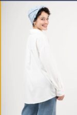 شومیز سیلک پایین هلال کد Ts003