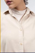 شومیز سیلک پایین هلال قد 65 کد TS003 - Image 15