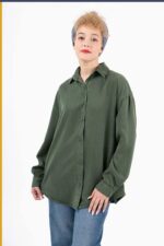 شومیز سیلک پایین هلال کد Ts003